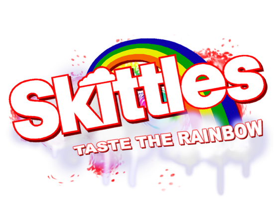 feel the rainbow taste the rainbow - yummy skittles